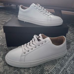 Thursday Boot Company White Leather Mens Shoes